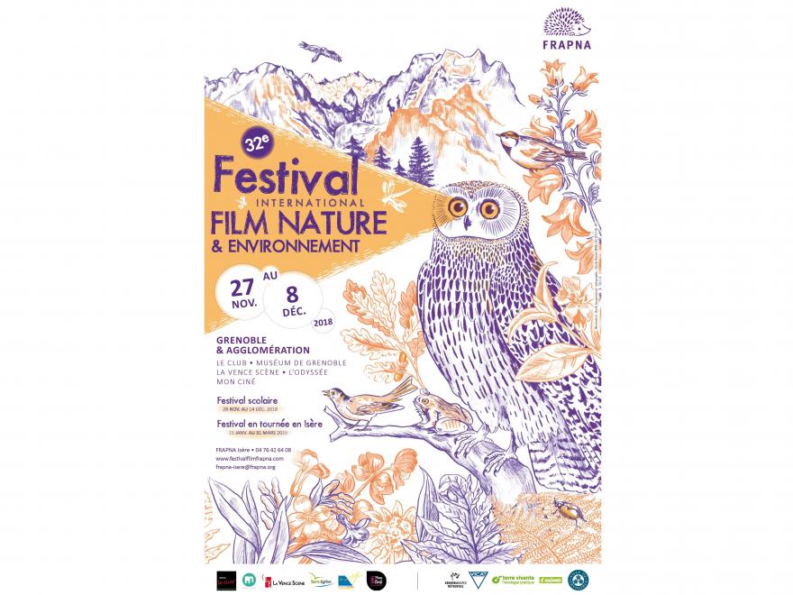 Affiche Festival International du Film Nature & Environnement, FRAPNA isère