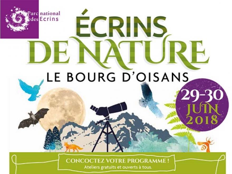 Le programme : http://www.ecrins-parcnational.fr/actualite/ecrins-nature-programme-2018