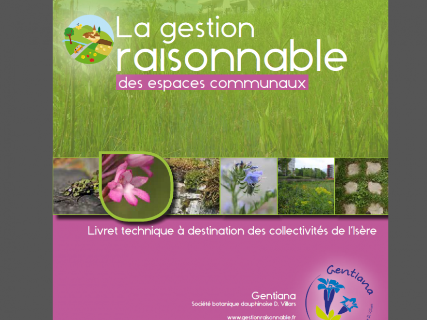 Guide de la gestion raisonnable des espaces communaux, Gentiana, nature isère