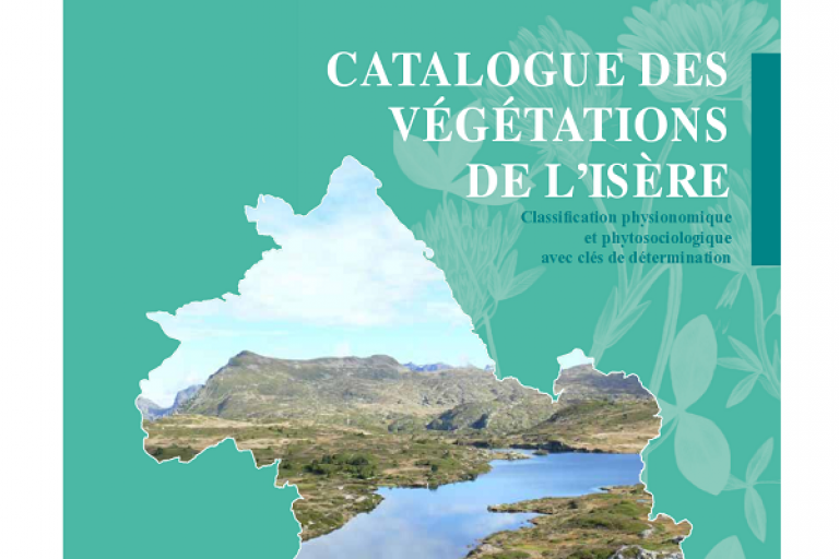 Couverture du catalogue des végétations de l'Isère du CBNA