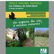 Première page du dossier ressources: Espace Naturel Sensible «Les Coteaux de Saint-Roch», les Grottes de la Balme, nature isère