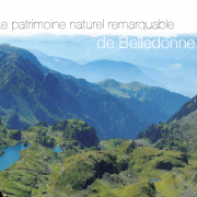 Page de couverture du dépliant sur le patrimoine naturel remarquable de Belledonne