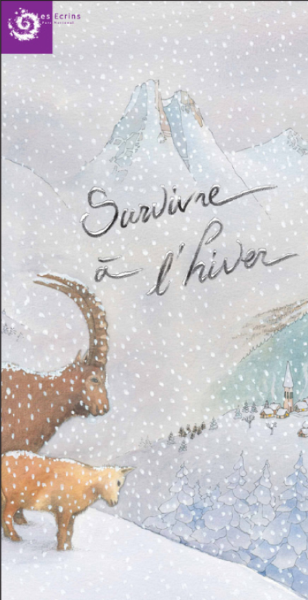 Premier panneau de l'exposition « Survivre à l’hiver », nature isère