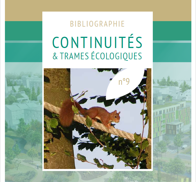 Première page de la bibliographie sur les continuités et trames écologiques réalisée par la MNEI sur nature isère