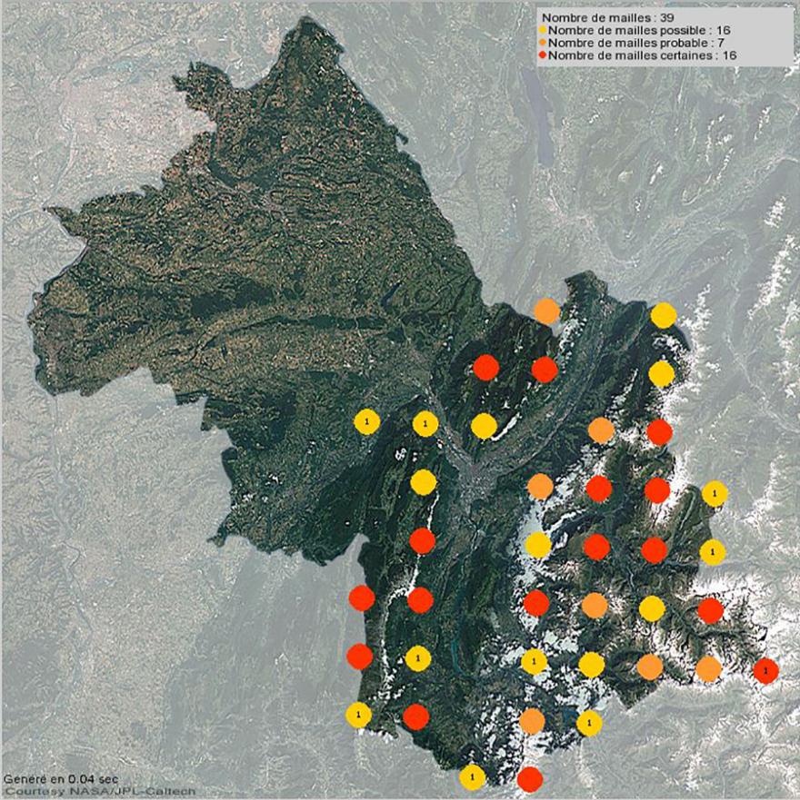 Nidification de l'accenteur alpin en Isère (2001-2021)