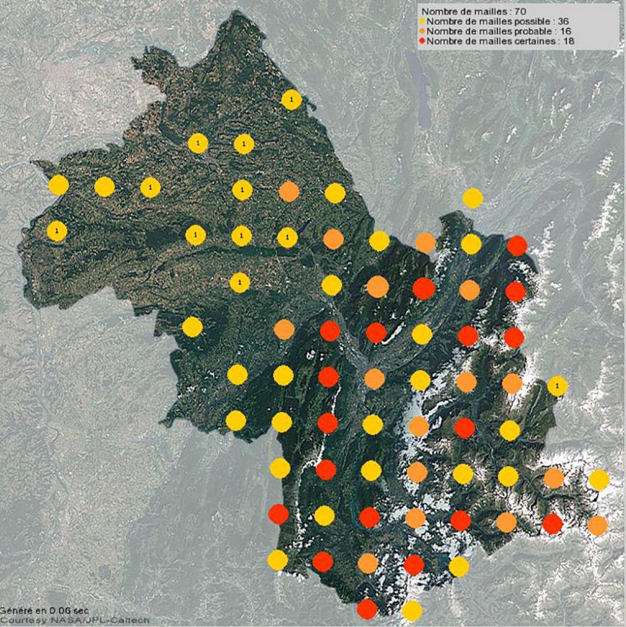 Nidification de l'accenteur mouchet en Isère (2001-2021)
