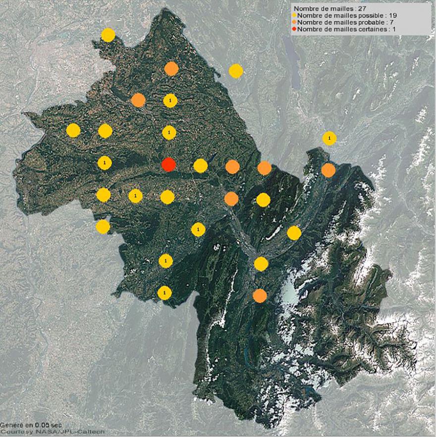 Nidification du bruant des roseaux en Isère (2001-2021)