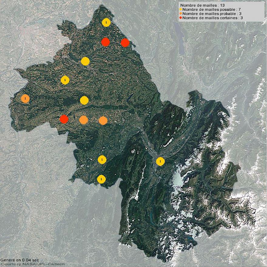 Nidification du busard des roseaux en Isère (2001-2021)