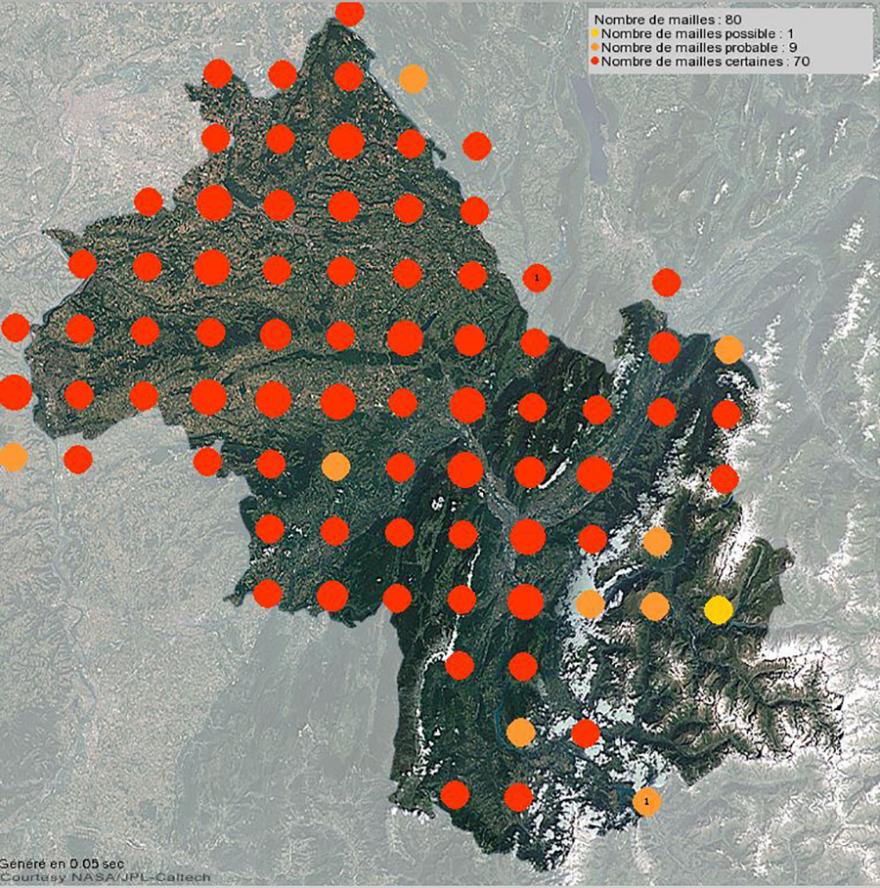 Nidification du canard colvert en Isère (2001-2021)