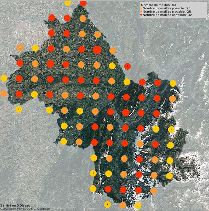 Nidification de la chouette hulotte en Isère (2001-2021)