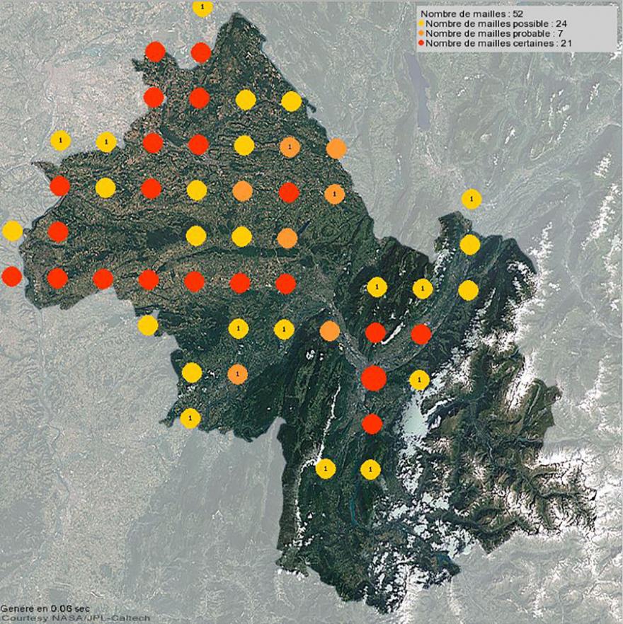 Nidification du corbeau freux en Isère (2001-2021)