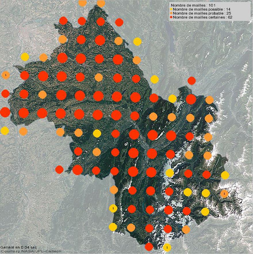 Nidification de la corneille noire en Isère (2001-2021)